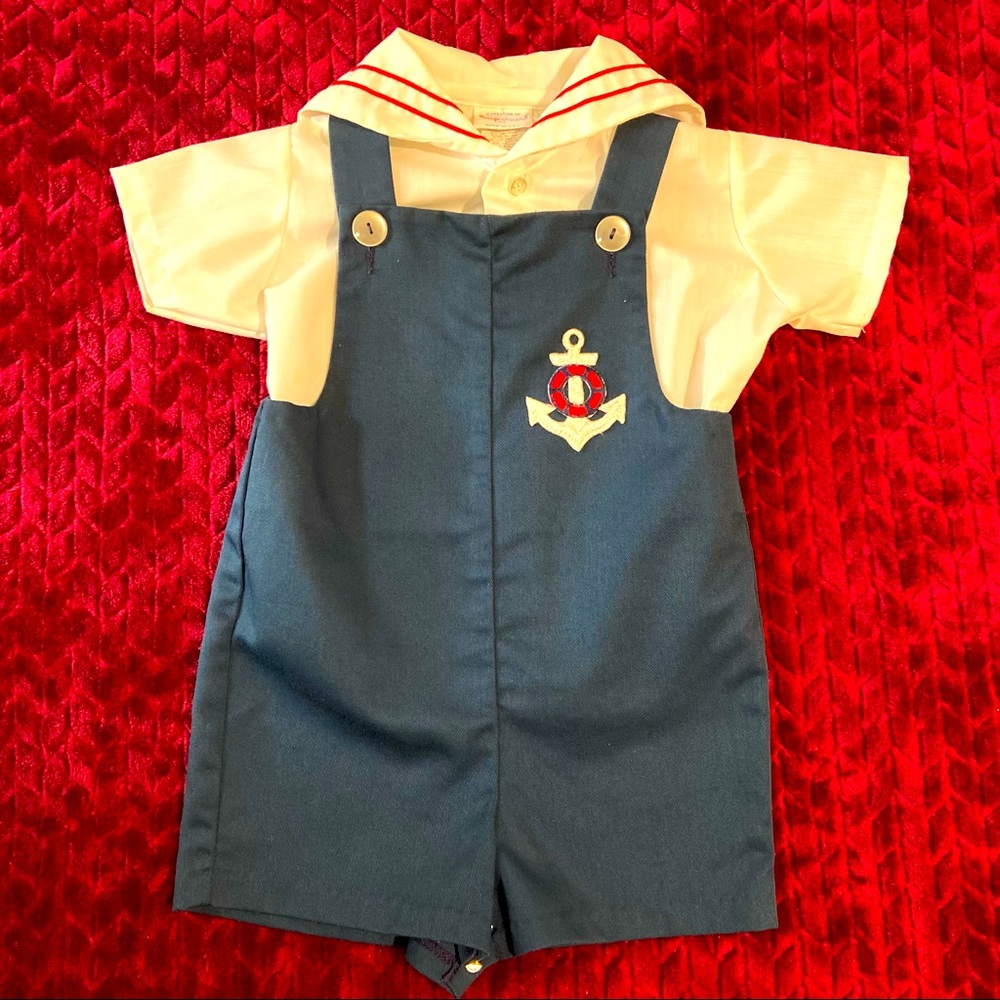 Vintage baby Sailor outfit